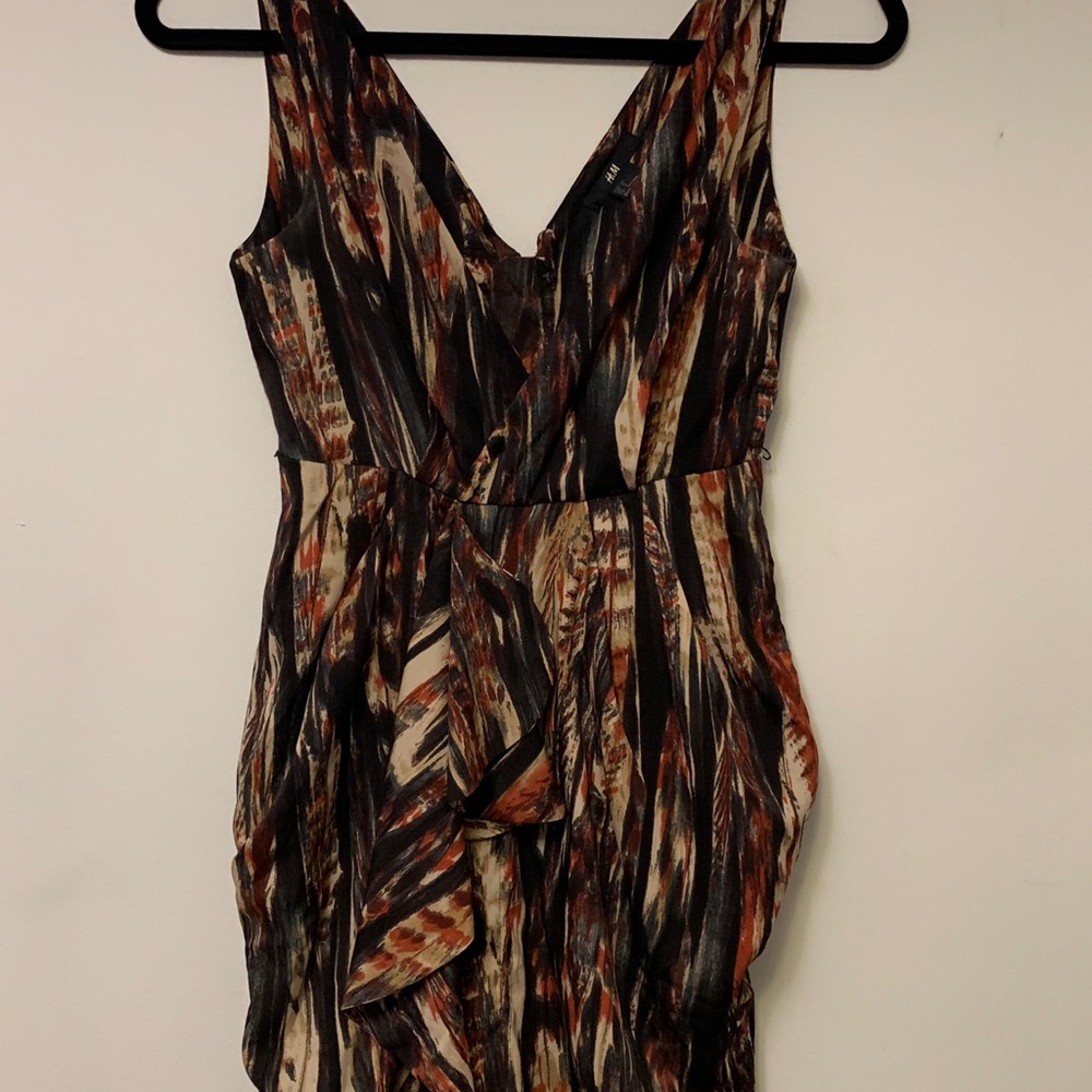 Midi printed dress
